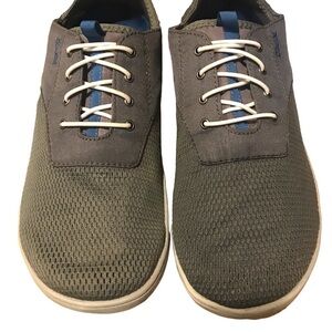 OluKai Nohea Moku Slip On Convertible Shoes Gray Mens Size 8.5